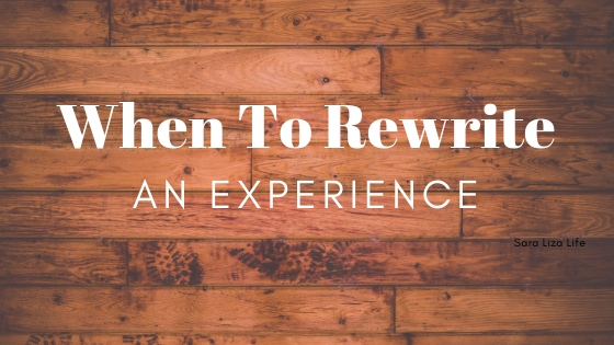 When to Rewrite an Experience